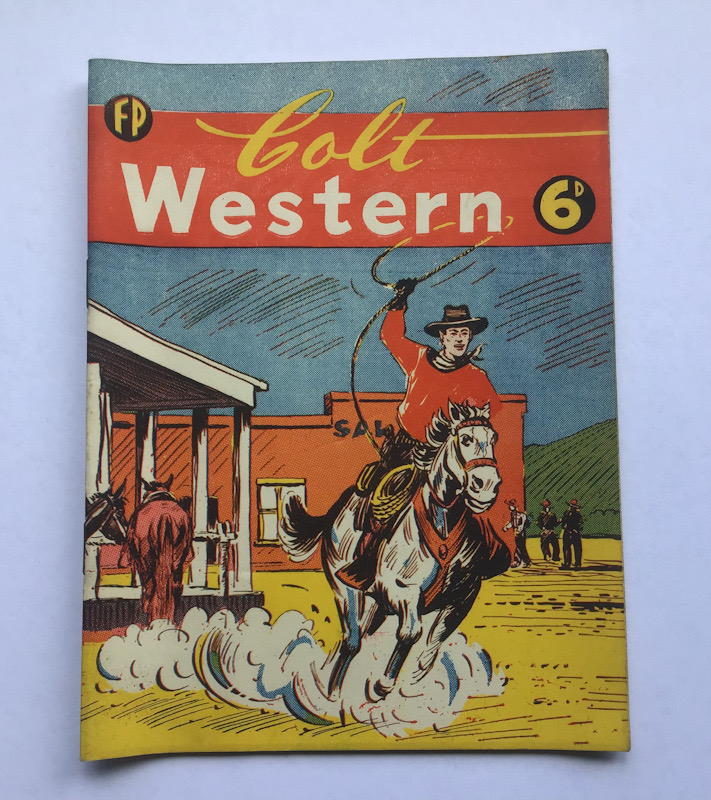 scarce New Zealand Colt Western no.1 pulp fiction book